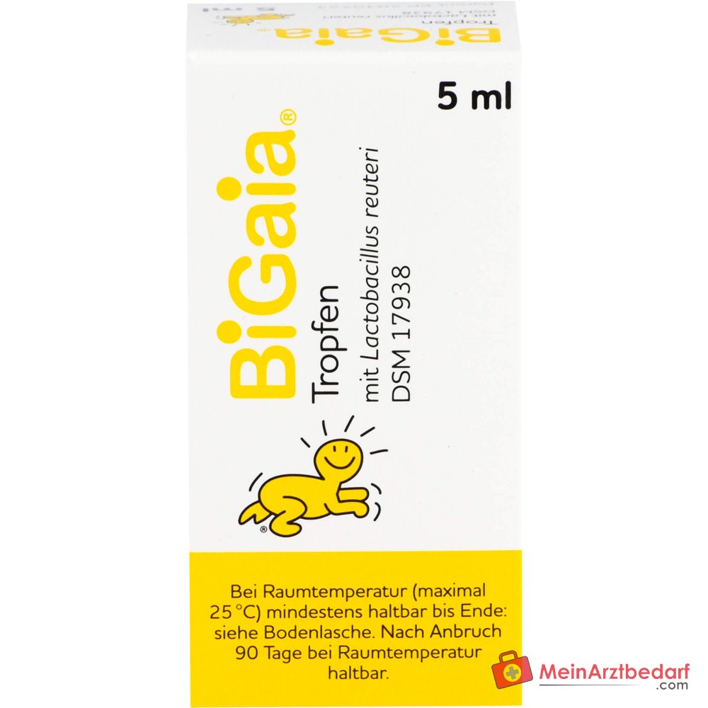 Krople probiotyczne BiGaia Lactobacillus reuteri DSM 17938 100 milionów CFU/dawkę 1 opakowanie