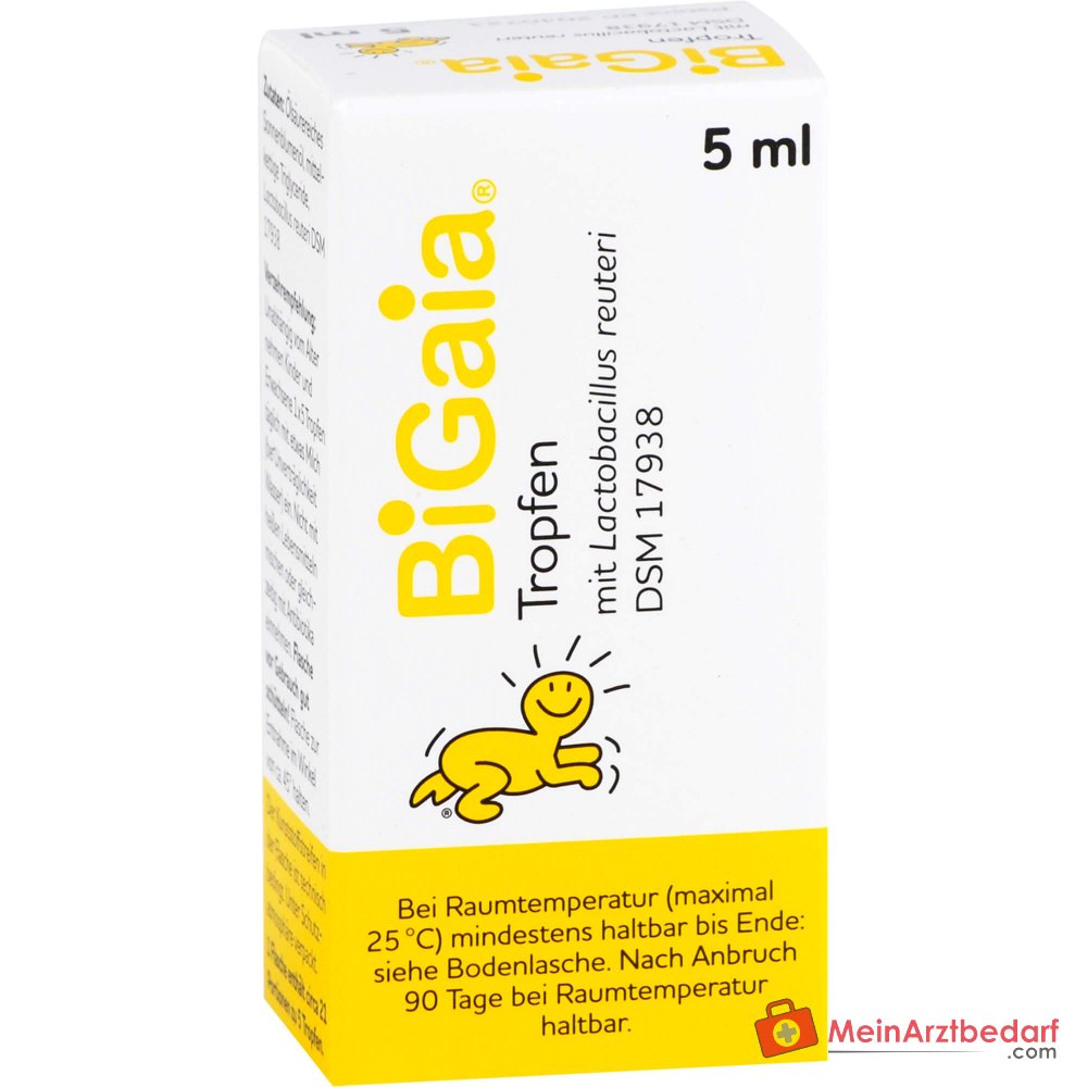 Krople probiotyczne BiGaia Lactobacillus reuteri DSM 17938 100 milionów CFU/dawkę 1 opakowanie