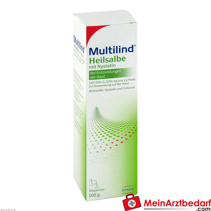 Pomada cicatrizante Multilind con nistatina