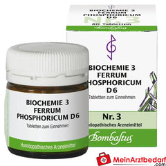 Bombastus Biochemie 3 Ferrum phosphoricum D 6 Tabletten.