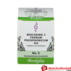 Bombastus Biochemie 3 Ferrum phosphoricum D 6 Tabletten.