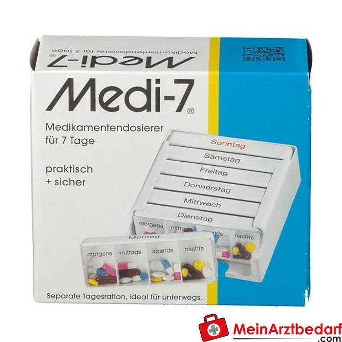 Medi-7 medicijndispenser, 1 st.