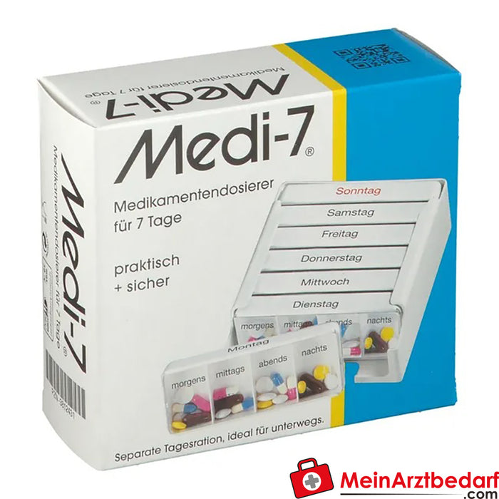 Medi-7 medication dispenser, 1 pc.