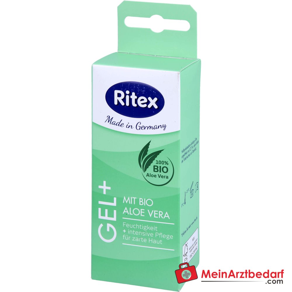 Ritex GEL+ Gleit- und Massage Gel mit Aloe Vera, 50 ml.