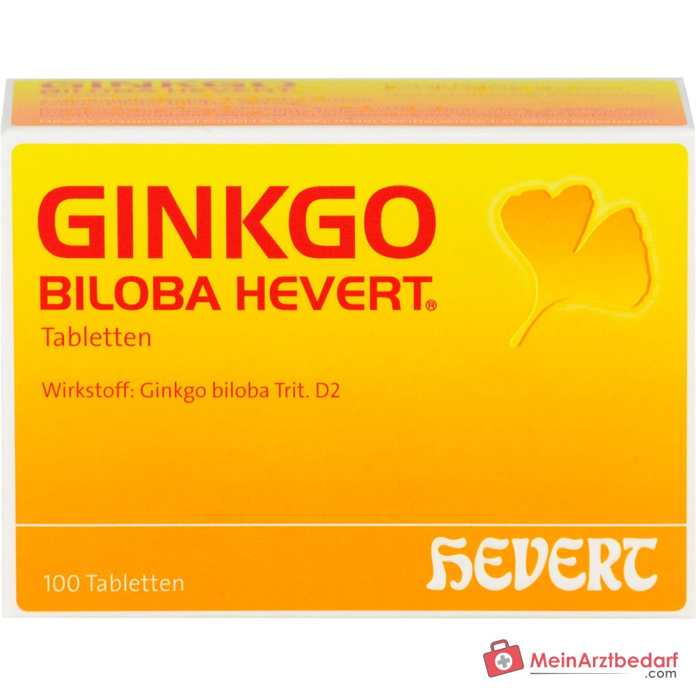 Comprimés Hevert Ginkgo Biloba, 100 pièces.