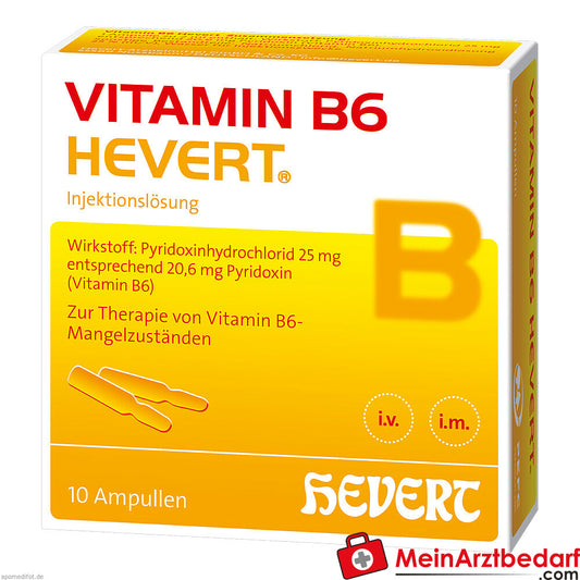 Vitamin B6-Hevert Ampullen.