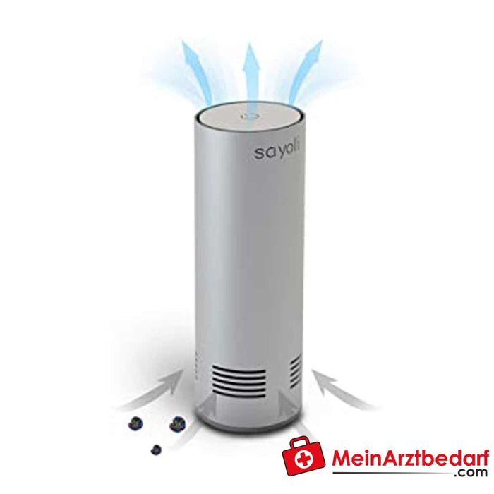 Esterilizador de ar portátil Sayoli 30 com lâmpada UVC para desinfeção do ar