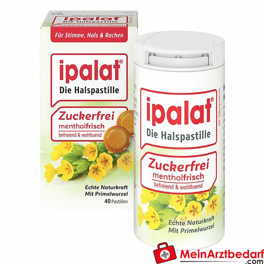ipalat® Halspastillen zuckerfrei, 40 St..