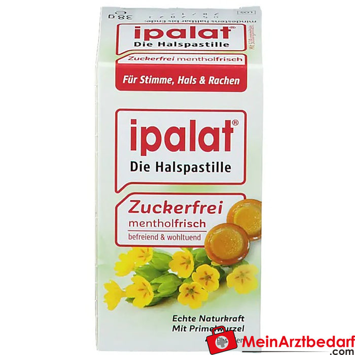 ipalat® pastillas para la garganta sin azúcar, 40 uds.