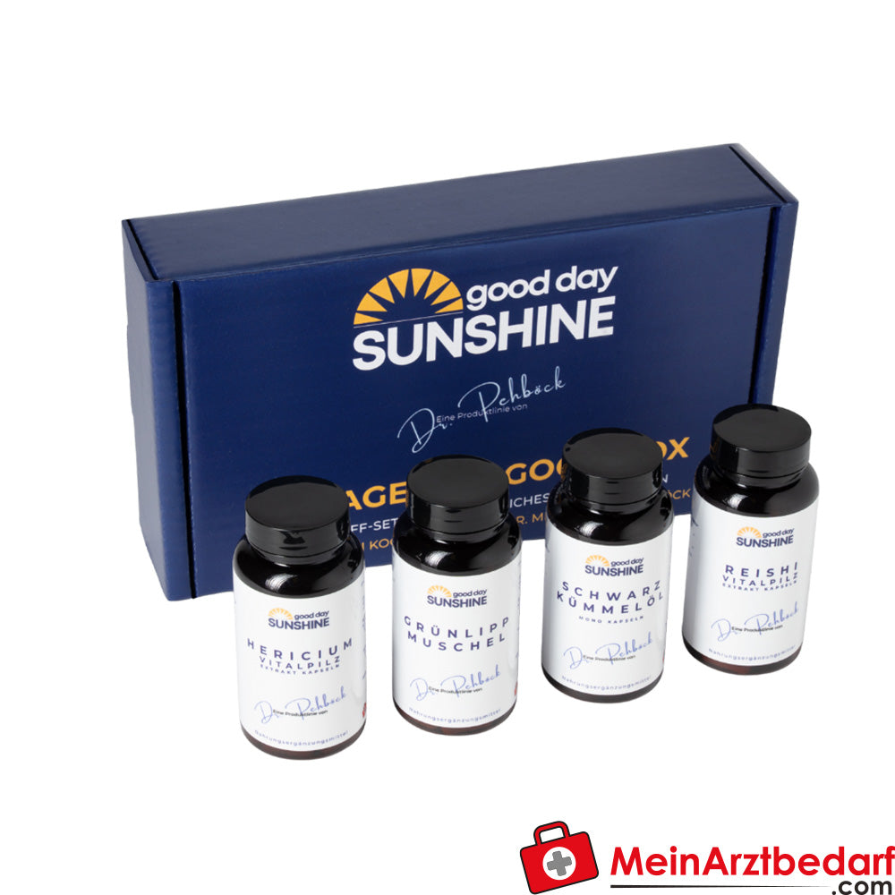 Good Day Sunshine Feel Good Box, cura di 90 giorni (360 capsule)