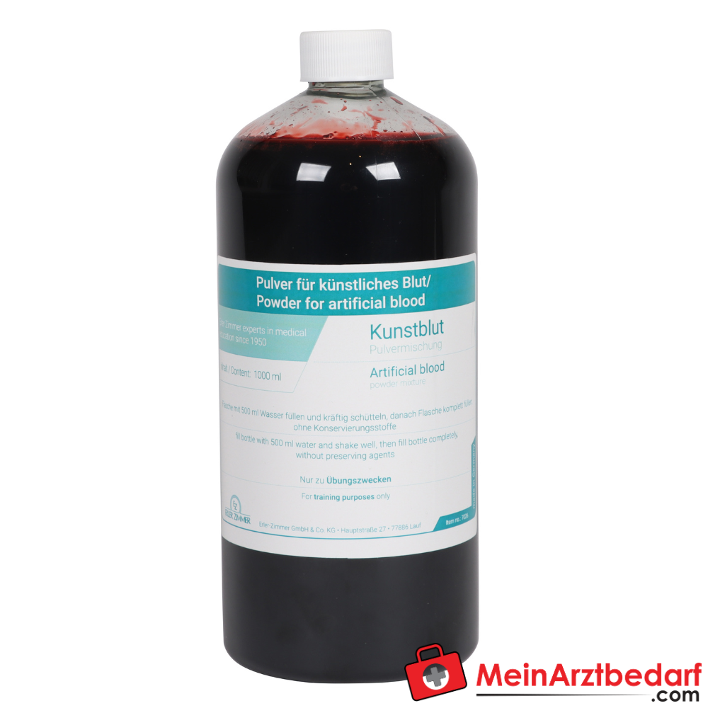 Erler-Zimmer Blutpulver für 1000ml Kunstblut.