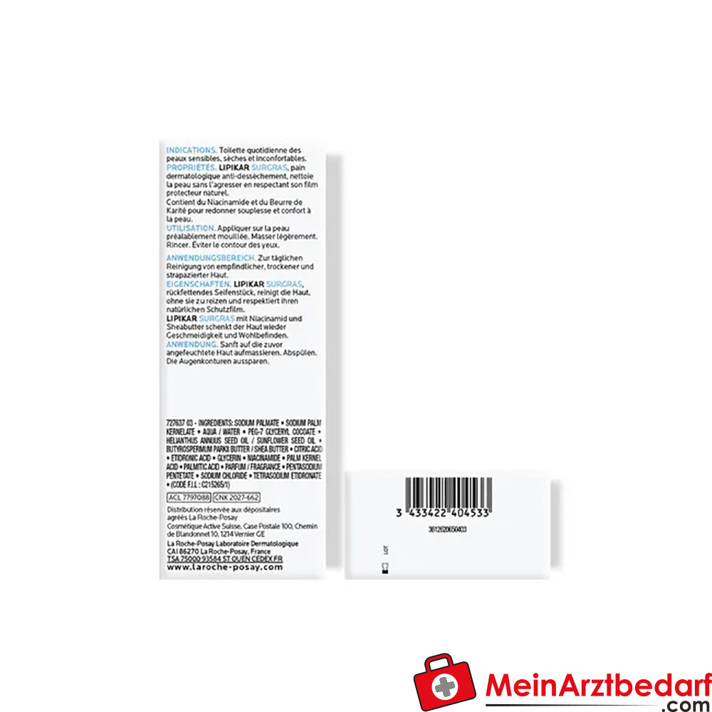 La Roche Posay Lipikar Seifenstück, 150g.