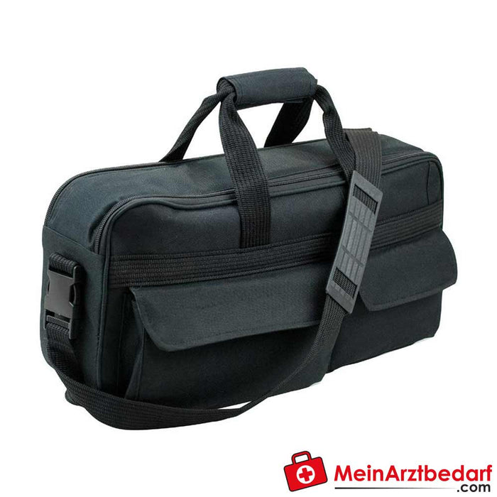 Black carrying case Aerotreat for portable O2 equipment medical oxygen