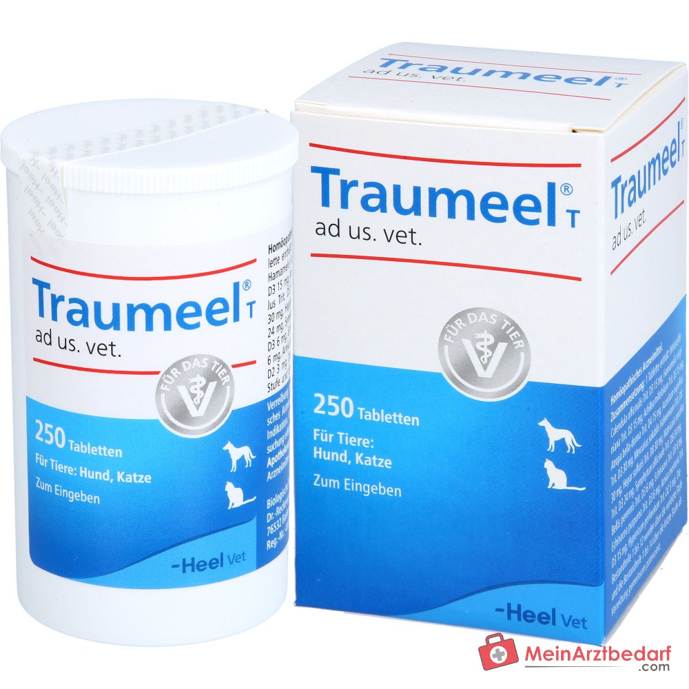 Traumeel T ad us. vet. comprimidos 250 unidades para perros y gatos