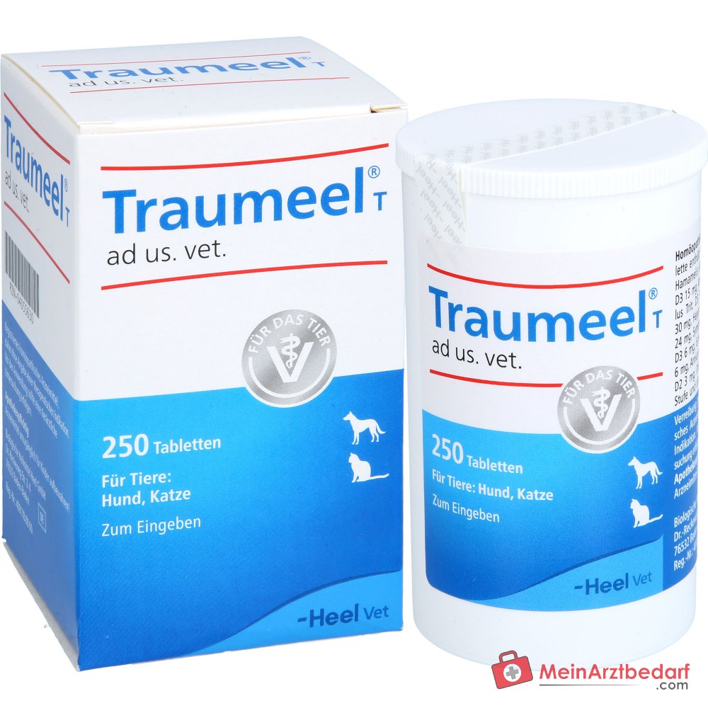 Traumeel T ad us. vet. comprimidos 250 unidades para perros y gatos