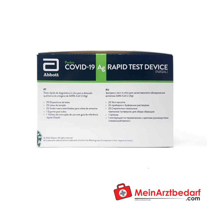 Abbott Teste rápido de antigénio Panbio COVID-19 (nasal)