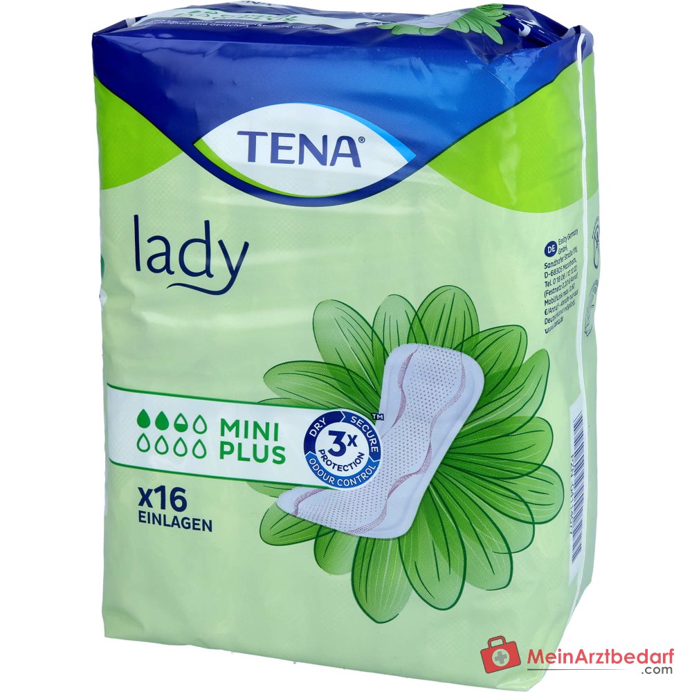 TENA Lady Mini Plus Inkontinenz-Einlagen 160 Stück (10×16)