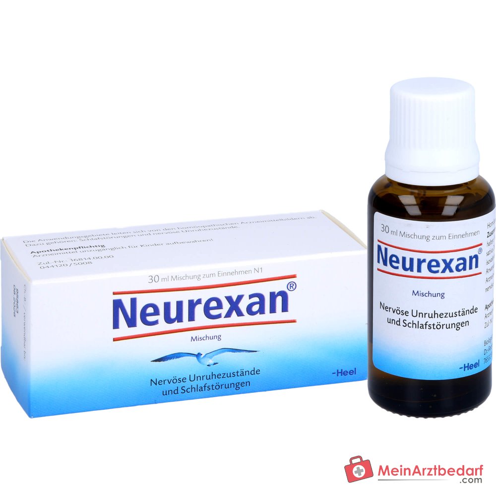 Neurexan gouttes médicament homéopathique pour les troubles du sommeil et l'agitation nerveuse, 100 ml