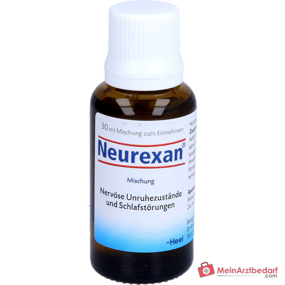 Neurexan gouttes médicament homéopathique pour les troubles du sommeil et l'agitation nerveuse, 100 ml