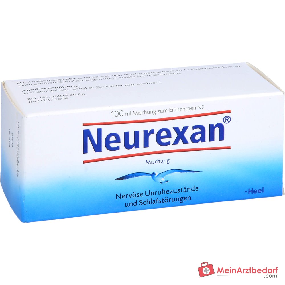 Neurexan gouttes médicament homéopathique pour les troubles du sommeil et l'agitation nerveuse, 100 ml