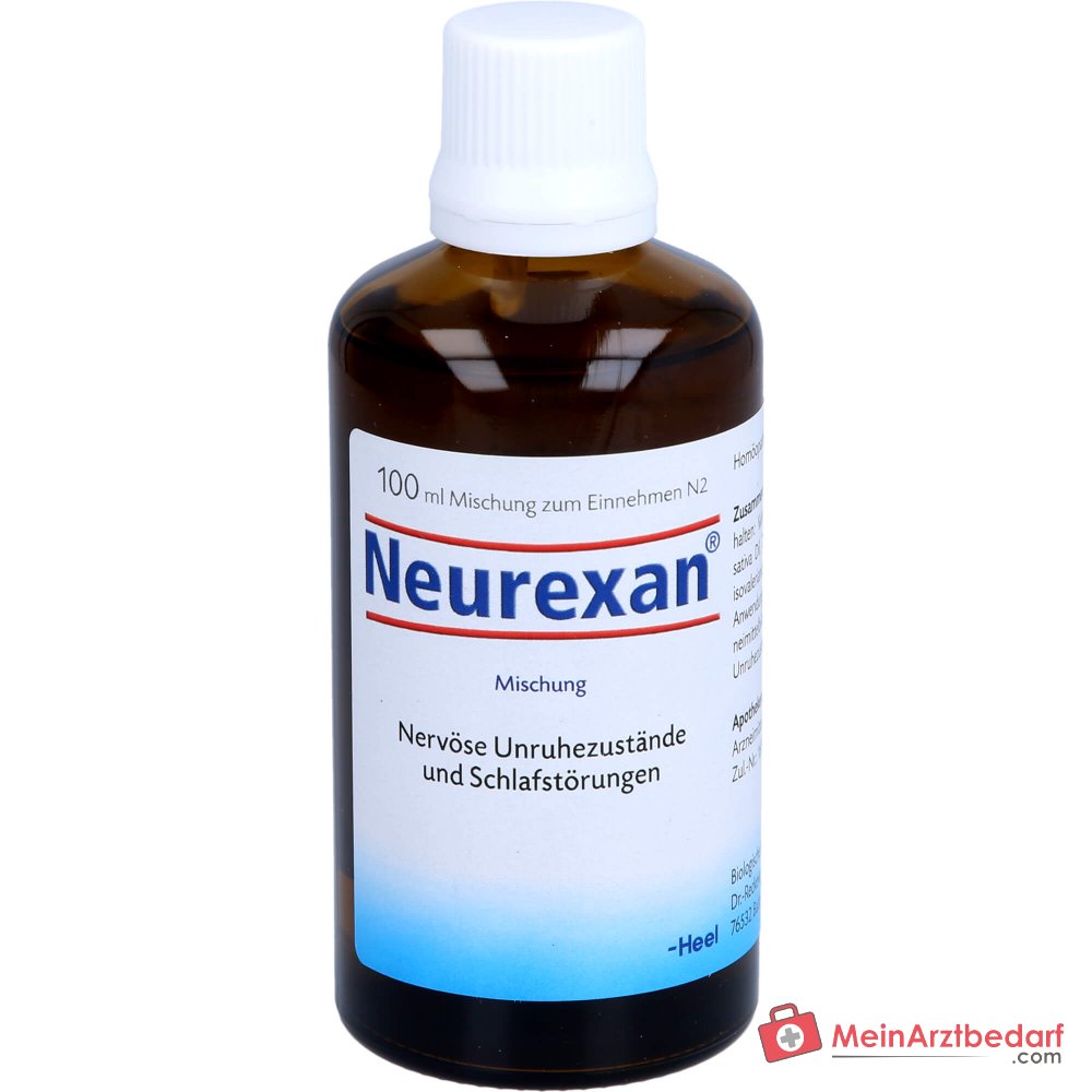 Neurexan gouttes médicament homéopathique pour les troubles du sommeil et l'agitation nerveuse, 100 ml