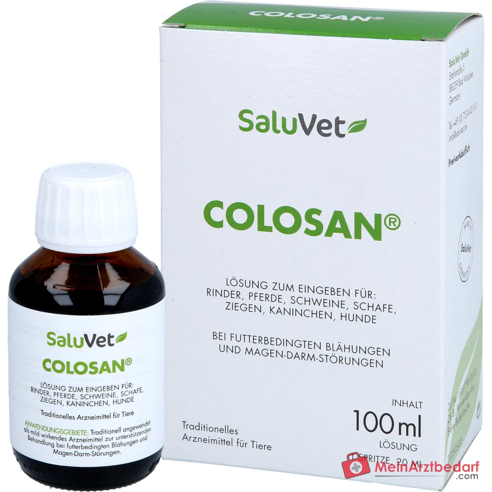 ColoSan oplossing voor oraal gebruik door dierenartsen met essentiële oliën en zwavel 100 ml