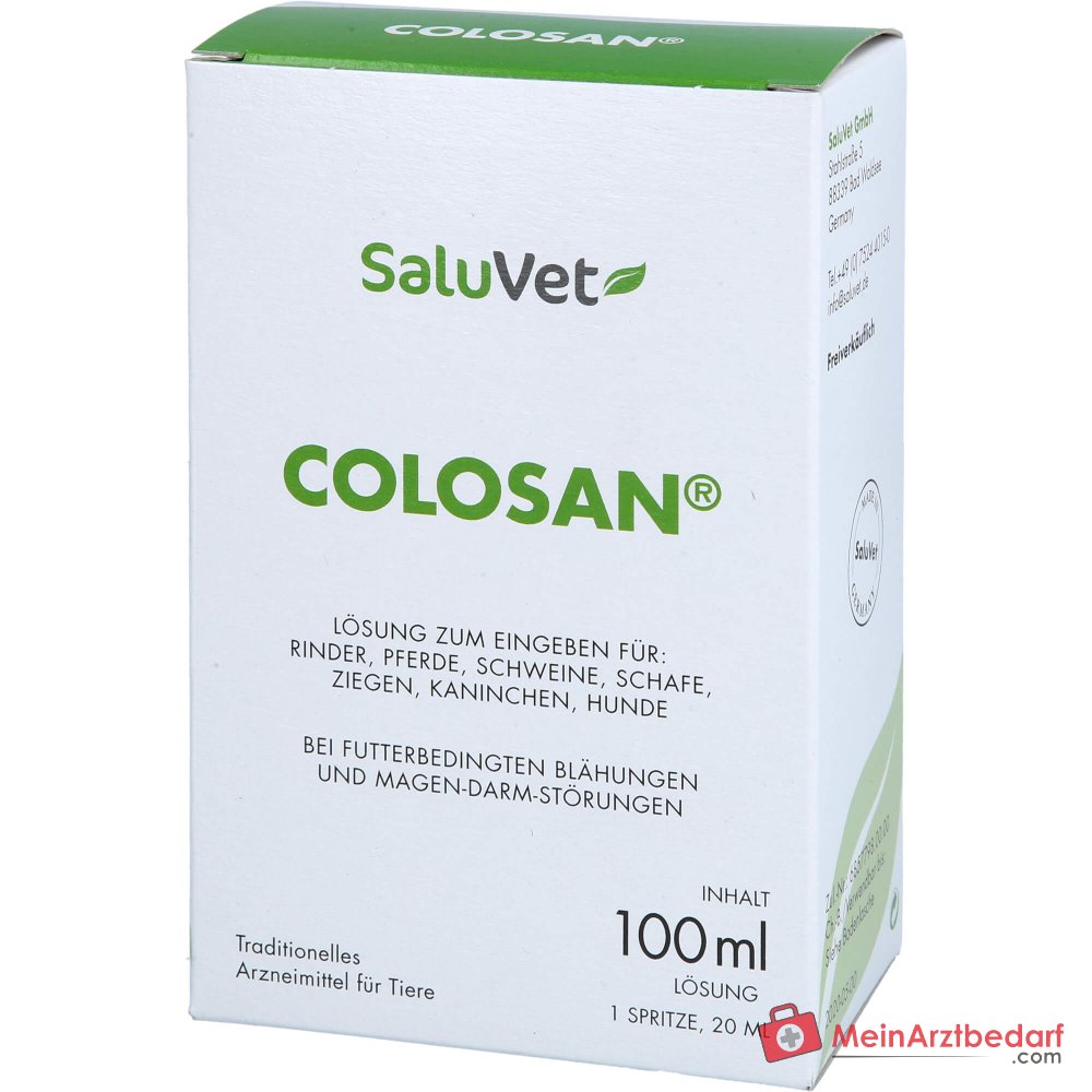 ColoSan oplossing voor oraal gebruik door dierenartsen met essentiële oliën en zwavel 100 ml