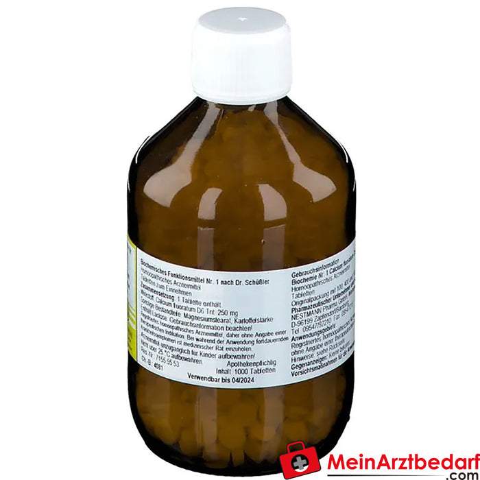 Biochimica 1 Calcium fluoratum D 6 Compresse