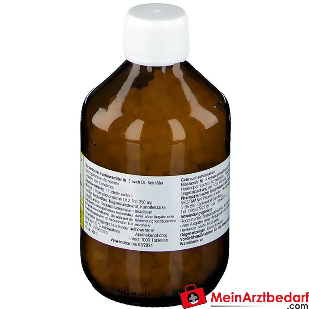 Biochemie 3 Ferrum phosphoricum D12.