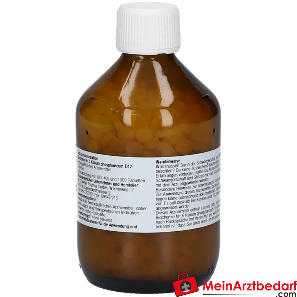 Biochemie 5 Kalium phosphoricum D 12 Tabletten.