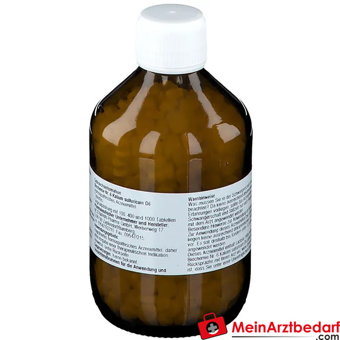 Biochemia 6 Potassium sulphuricum D 6 tabletek