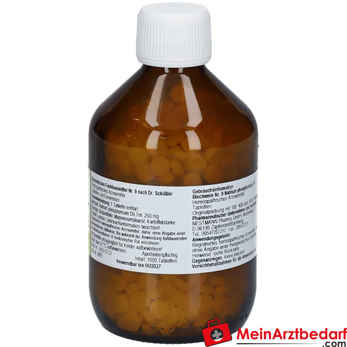 Biochimica 9 Natrium phosphoricum D 6 Compresse