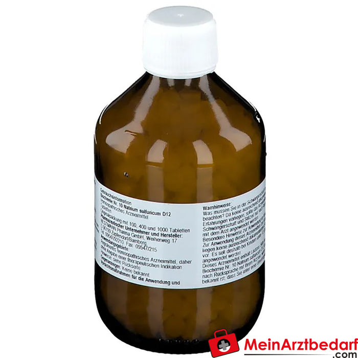 Biyokimya 10 Natrium sulphuricum D12 Tablet