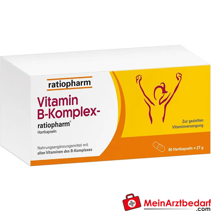 Vitamina B-Complex-ratiopharm® Cápsulas, 60 Cápsulas