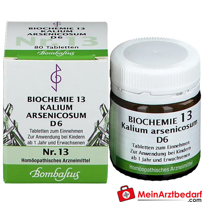Bombastus Bioquímica 13 Kalium arsenicosum D 6 Comprimidos