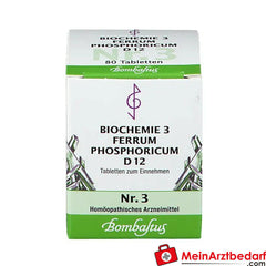 Bombastus Biochemie 3 Ferrum phosphoricum D 12 Tabletten.