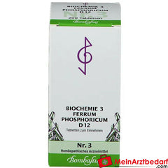 Bombastus Biochemie 3 Ferrum phosphoricum D 12 Tabletten.