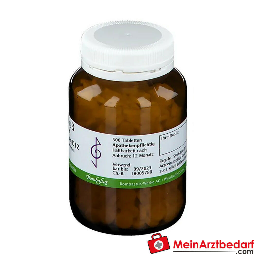 Bombastus Biochemie 3 Ferrum phosphoricum D 12 Tabletten.