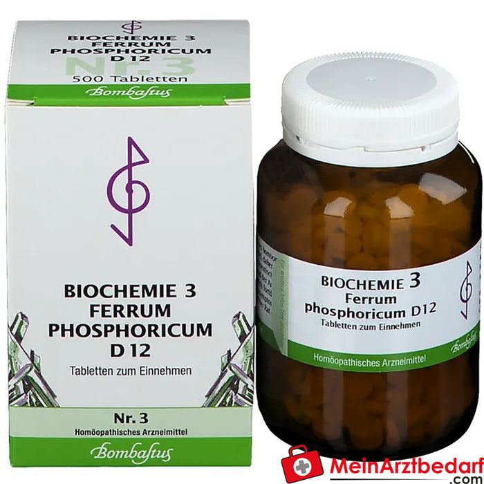 Bombastus Biochemie 3 Ferrum phosphoricum D 12 Tabletten