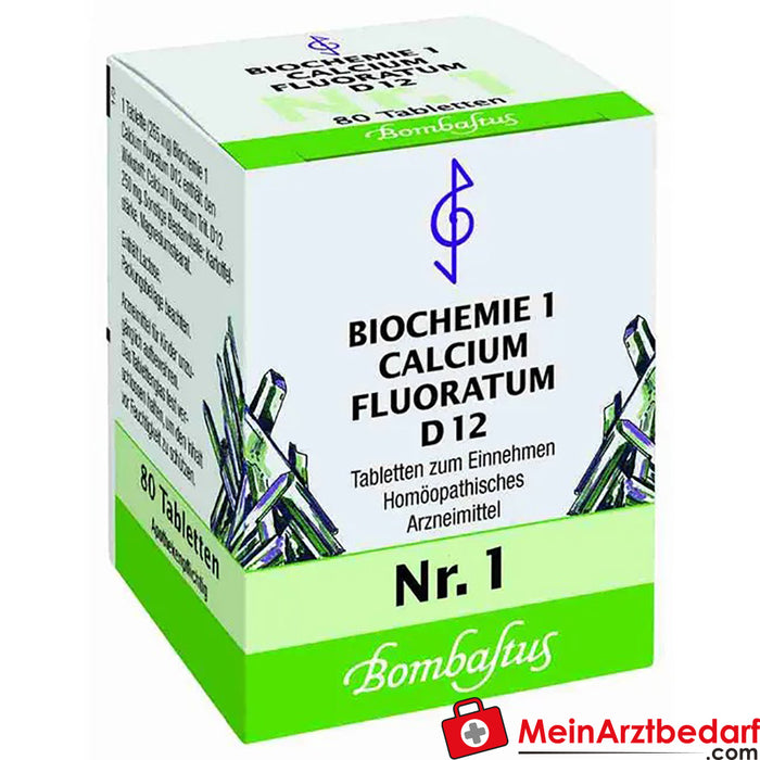 Bombastus Biochemistry 1 氟化钙 D 12 片装