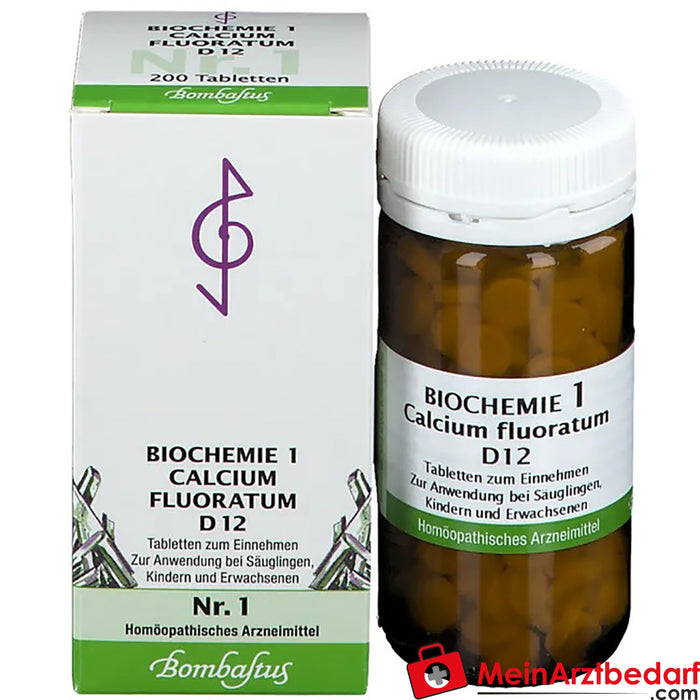 Bombastus Biochemistry 1 Calcium fluoratum D 12 tabletek