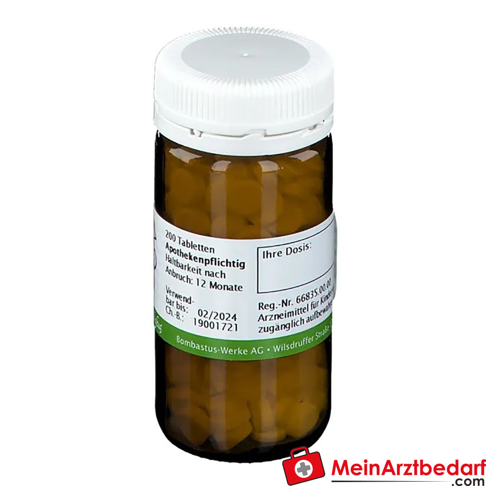 Bombastus Biochemie Kalium chloratum D6 250 mg homeopathische tabletten