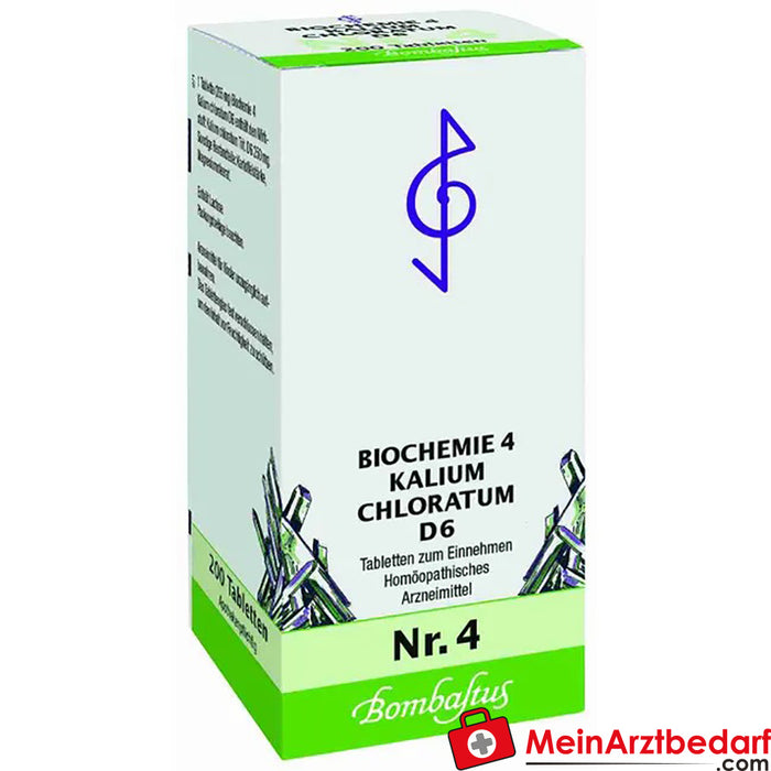 Bombastus Biochemie 4 Kaliumchloratum D6 Tabletten