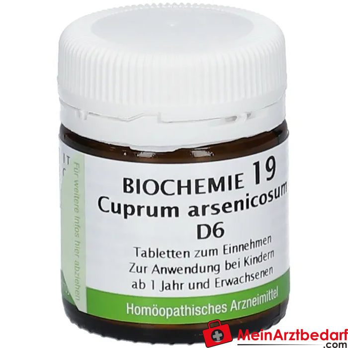Bombastus Biochemistry 19 Cuprum arsenicosum D 6 Comprimidos