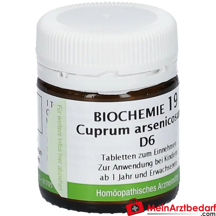 Bombastus Biochemistry 19 Cuprum arsenicosum D 6 Tablets