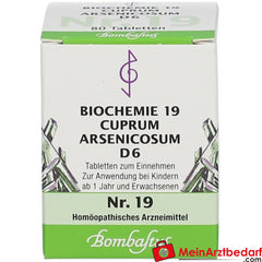 Bombastus Biochemie 19 Cuprum arsenicosum D 6 Tabletten.