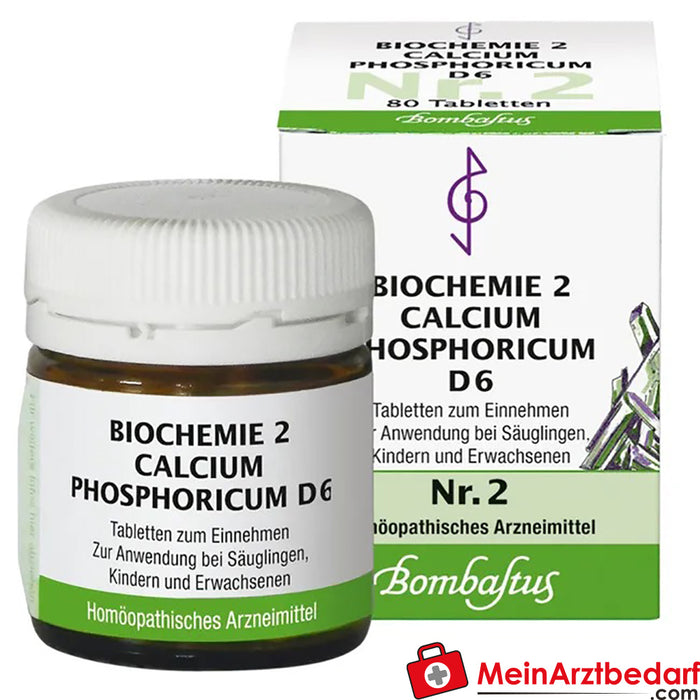 Bombastus Biochemistry 2 Calcium phosphoricum D 6 Tablets
