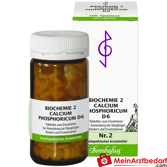 Bombastus Biochemistry 2 Calcium phosphoricum D 6 Tablets