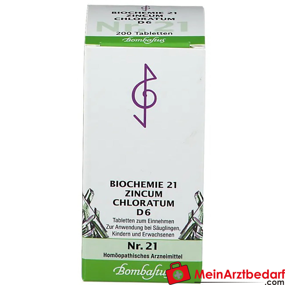 BIOCHEMIE 21 Zincum Chloratum D6.