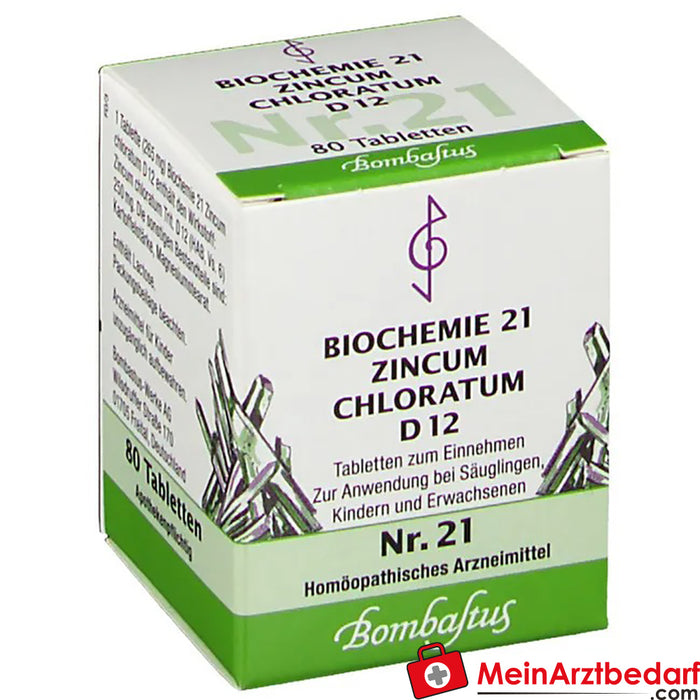 Bombastus Biochemistry 21 Zincum Chloratum D12